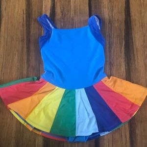 Hanna Andersson rainbow swimsuit
